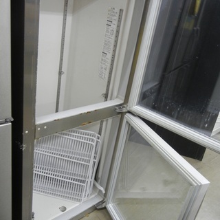ﾎｼｻﾞｷ　冷蔵ショーケース　RS-63ST-2G　316L　幅630奥650高1900