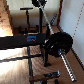 バーベルセットとセーフティバー最終値引き！5000円引きの2万円！お早めに！