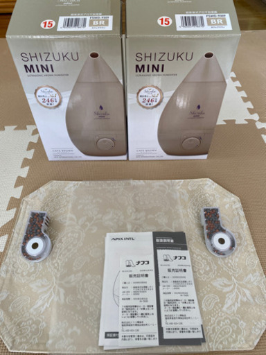 【新品未使用品カートリッジ】超音波式加湿器しずく