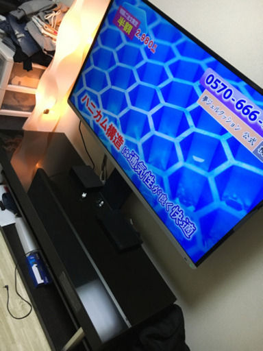 【REGZA50J7】 50型テレビ\u00265.1chスピーカー内蔵テレビ台