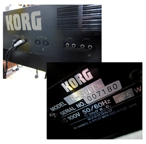 値下げOK!【KORG 電子ピアノ 】88鍵盤 C-800K イス付き Concert800 コンサート800 デジタルピアノ Cシリーズ コンサートシリーズ コルグ 本郷通店 値下げOK!【KORG 電子ピアノ 】88鍵盤 C-800K イス付き Concert800