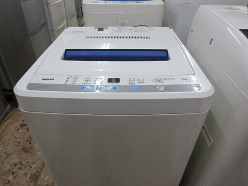 SANYO ASW-60D 洗濯機6キロ　2011年製 夜8時半まで営業中！