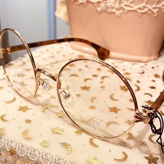 金縁　丸眼鏡　サングラス　未使用