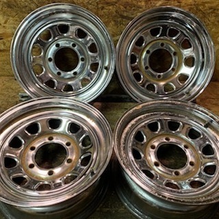デイトナ 15インチ7J6HPCD139.7+15 4本Set MADE IN USA ハイエース 