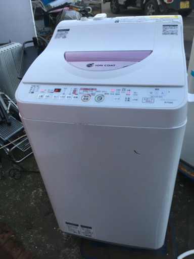 洗濯機 SHARP シャープ 2014年製! ES-TG60L AG+ イオンコート  洗濯槽クリーニング済み