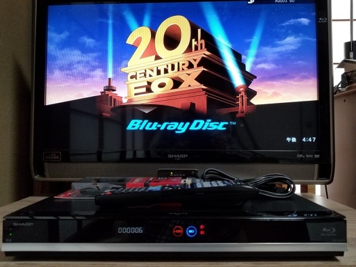 ☆速い！綺麗！多機能！500GB／W録画！AQUOSブルーレイ BD-W570☆