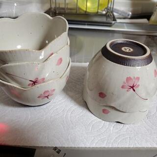 桜の小鉢(中鉢？)　5個セット