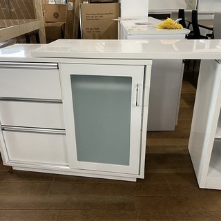 ★リユースのサカイ高崎店★TJ13852 (株)パモウナ レンジボード 白 H202×D50×W160 クリーニング済み ☆リユースのサカイ高崎店☆TJ13852 (株)パモウナ レンジボード 白