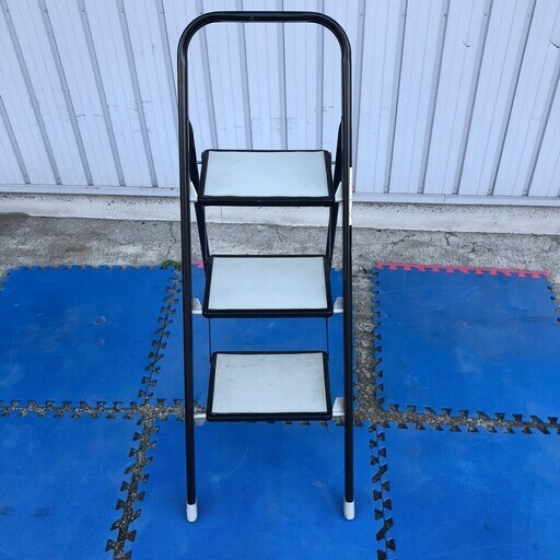 踏み台 折りたたみ ステップ ラダー 3段 スチール 脚立 キッチン 足場