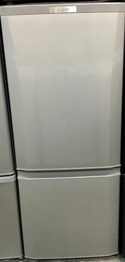 【送料無料・設置無料サービス有り】冷蔵庫  MITSUBISHI MR-P15A-S 中古