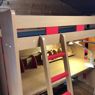 値下げ45000→35000 学習机　システムベッドデスク