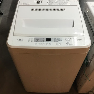 送料無料・設置無料サービス有り】洗濯機 AQUA AQW-S452 中古