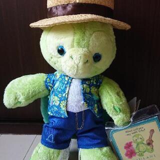 ディズニー○アウラニ OLU オルくん ぬいぐるみ アロハ 帽子 &ショッパー