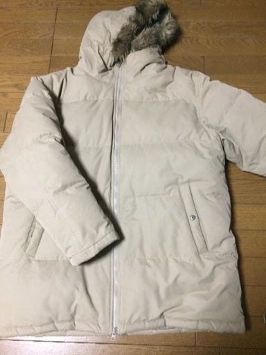 美品 Uniqlo メンズxl ダウンコート ユニクロ ベージュ 三毛猫 西神南のコート メンズ の中古 古着あげます 譲ります ジモティーで不用品の処分