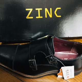 【新品・未使用】ZINC ビジネスシューズ(本革・日本製)