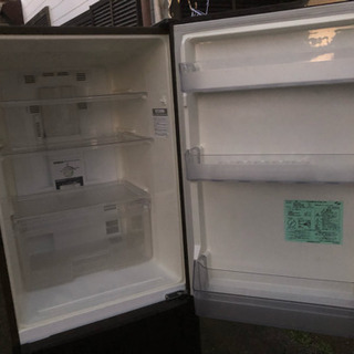 神奈川県 限定 送料&設置無料 MITSUBISHI 三菱 2ドア 木目調デザイン 256L