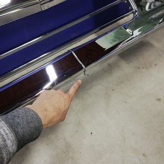 ② アイマックスバンパー同品 2トンワイド 輸送事故品 新品未使用 車の 
