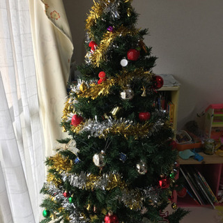 クリスマスツリー150cm 電飾・飾り付き