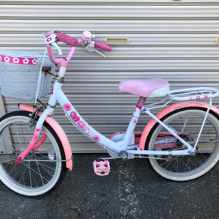 かわいい◆女の子用自転車18インチ