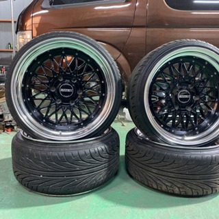 値下げしました！18インチ 10j 9j タイヤ付！