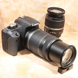 ★極上美品級＆スマホ転送★キヤノン kiss x3 手振れ補正ダブルズームキット