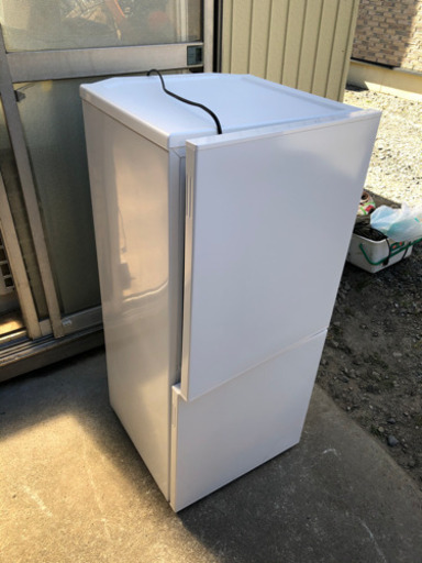 【美品】2019年製　ツインバード 2ドア冷凍冷蔵庫 110L ホワイト HR-E911W 2019年製