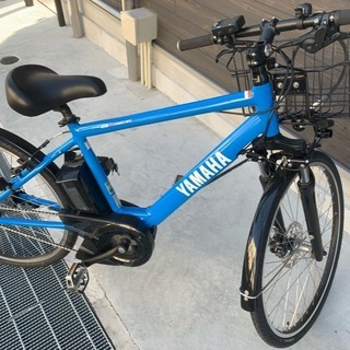 地域限定送料無料　パス　ブレイス　新基準　2019年　15,4AH　青　ハリヤ　リアルストリーム　神戸市　電動自転車