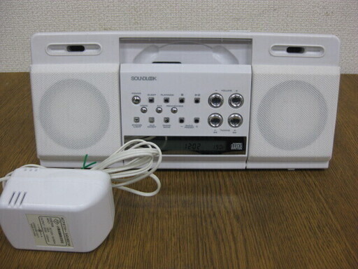 小泉成器 SOUNDLOOK ステレオCDシステム SAD-4312 2007年製 ホワイト CDプレーヤー