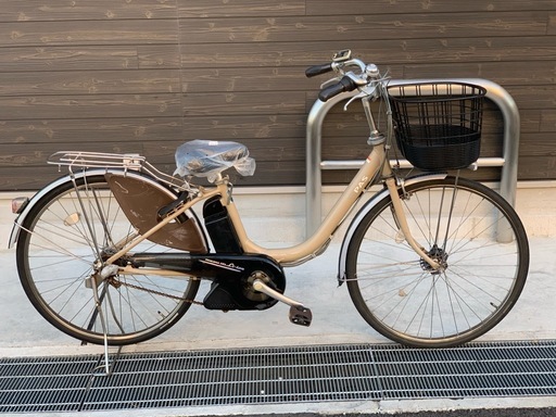 地域限定　ヤマハ　パス　新基準　子供乗せ　8,1AH　アイボリー　アシスタ　ビビ　神戸市　電動自転車
