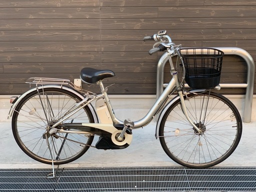地域限定　ブリヂストン　アシスタ　新基準　8,1AH　シルバー　ナチュラ　ビビ　神戸市　電動自転車