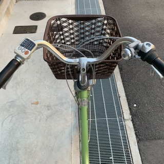 地域限定 パナソニック ビビ DX 新基準 子供乗せ 黄緑 アシスタ