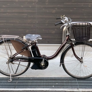 地域限定送料無料　ヤマハ　パス　新基準　子供乗せ　6AH　赤茶　アシスタ　ビビ　神戸市　電動自転車 地域限定送料無料 ヤマハ パス 新基準 子供乗せ 6AH 赤茶 アシスタ