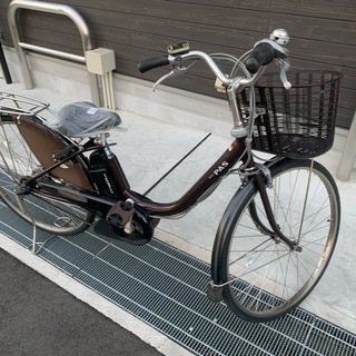 地域限定 ヤマハ パス 新基準 子供乗せ 6AH 茶色 アシスタ ビビ 神戸市 