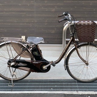 電動自転車 Panasonic ビビ DX 茶