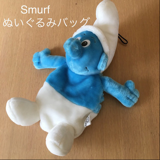 Smurf スマーフ ぬいぐるみ バッグ 青い妖精 キャラクター...
