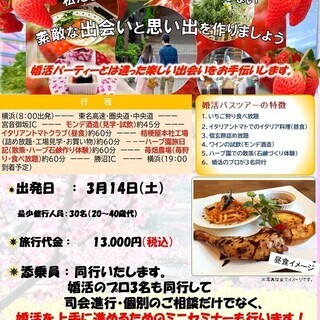 いちご狩り婚活バスツアー 3月14日 土 横浜発 株 旅コレクション 横浜のその他のイベント参加者募集 無料掲載の掲示板 ジモティー