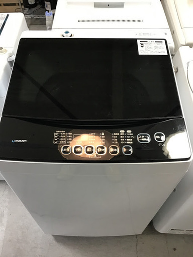 【送料無料・設置無料サービス有り】洗濯機 2018年製 maxzen JW06MD01WB 中古