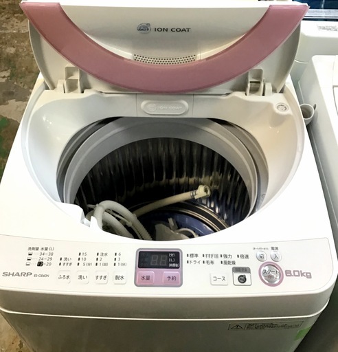 送料無料・設置無料サービス有り】洗濯機 SHARP ES-GE60N-P | stainu