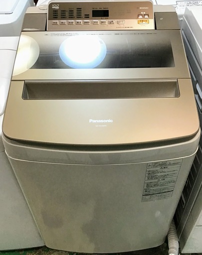 【送料無料・設置無料】洗濯機 2018年製 Panasonic NA-FA100H5 中古