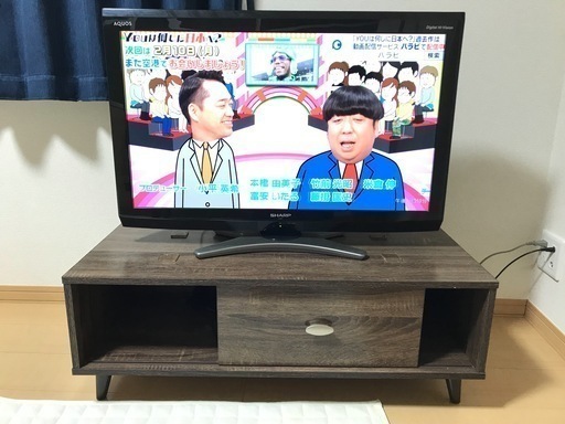 32インチテレビ　ソファー　テーブル　テレビボード　4点セット