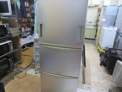 持ち帰り特価！シャープ冷蔵庫345L　2008年製　SJ-WA35P－S便利な両方開きドア
