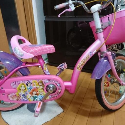 プリンセス自転車16インチ➕ヘルメット付き
