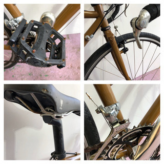 🌈クロモリフレーム🌈●SURLY.サーリー 27インチ、おしゃれな色です。 ディアグラ、ディレーラー