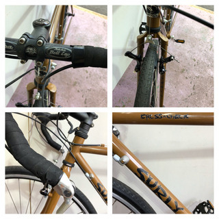 🌈クロモリフレーム🌈●SURLY.サーリー 27インチ、おしゃれな色です。 ディアグラ、ディレーラー
