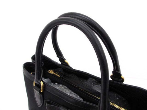 美品 プラダ 1BA579 ロゴジャガード×リボン 2way トートバッグ | www