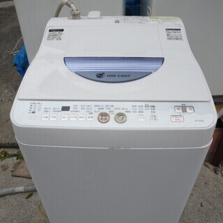 シャープES-TG55L-A 洗濯機乾燥付き5.5キロ 2012年製