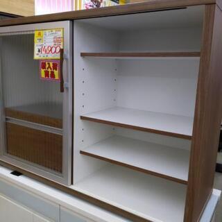 0207-01 GART ガルト 食器棚 レンジカウンター 118×44×85 福岡糸島唐津