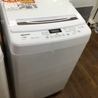 1年保証つき！Hisense 全自動洗濯機 HW-G75A 7.5kg 2018年製 | naliet