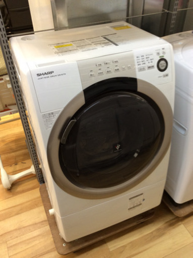 K◎SHARP シャープ ドラム式洗濯乾燥機 ES-S70 2016年製 動作OK 異音あり 洗濯7kg/乾燥⒊5kg
