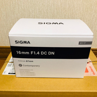 SIGMA 16mm F1.4 DC DN Sony Eマウント